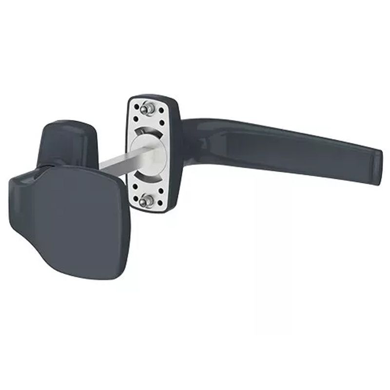 MERKURY GOMB-KILINCSGARNITÚRA ROZETTÁS CILINDERES ANTRACIT IMPORT AJTÓKILINCS GARNITÚRA BELTÉRI