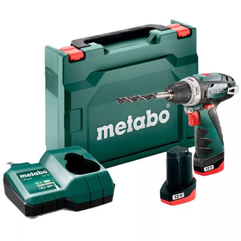 METABO 600984500 AKKUS FÚRÓ-CSAVAROZÓ 12V POWERMAXX BS BASIC+2DB 2AhAKKU 
