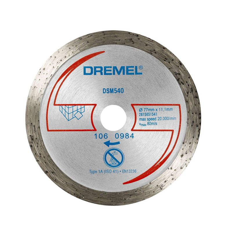 DREMEL 2615S540JA GYÉMÁNT CSEMPEVÁGÓ TÁRCSA D20 DSM540 01DB/CSOMAG  MULTIGÉP