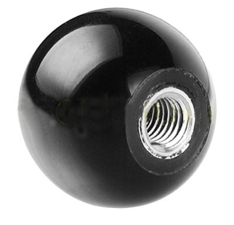 GÖMB-GOMB D32 M08 DUROPLAST HORG. MENETTEL, FEKETE IMPORT SPECIÁLIS KÖTŐELEMEK