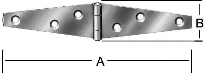 LÁDAPÁNT 242mm FAZONOS HORG. TRAPÉZ ALAKÚ VORMANN 44125Z UTOLSÓ DARABOK LÁDAVASALAT