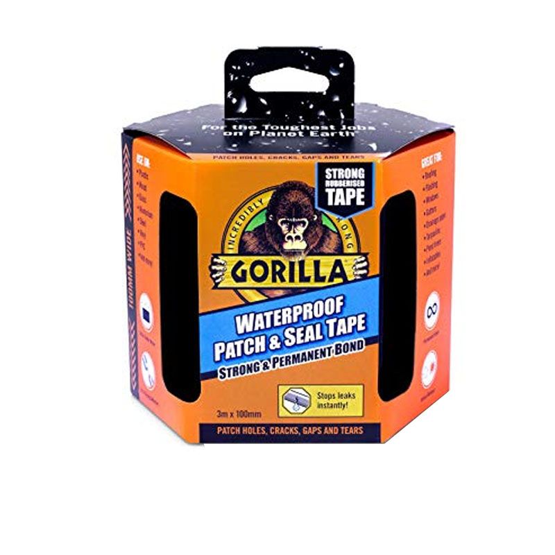 RAGASZTÓSZALAG FEKETE 100mm*3M VÍZÁLLÓ GORILLA 3044720 SZALAGOK
