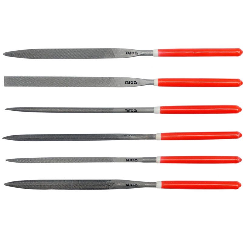 YATO 6161 TŰRESZELŐ KÉSZLET 160mm-1 06DB NYÉLTOKOS-ELŐ DURVA  RESZELŐK, FARÁSPOLYOK