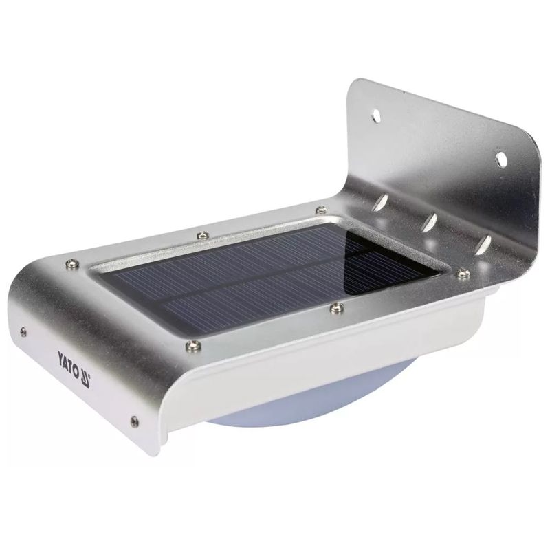 YATO 81855 LÁMPA LEDES 120LUMEN 3.7V FALI NAPELEMES  LÁMPÁK ÉS REFLEKTOROK YATO 81855 LÁMPA LEDES 120LUMEN 3.7V FALI NAPELEMES  LÁMPÁK ÉS REFLEKTOROK