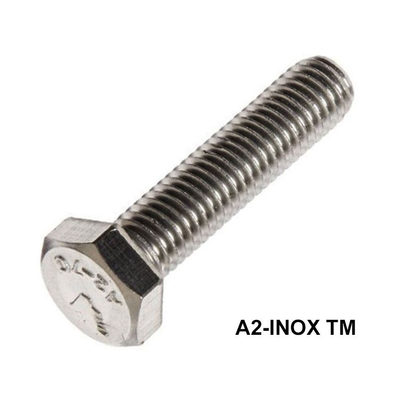 HLF CSAVAR M12*50 DIN 933 A2 INOX TM  METRIKUS CSAVAROK