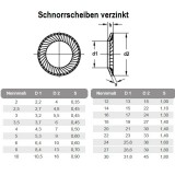 SCHNORR ALÁTÉT (S)M20 B 53070 HG. IMPORT ALÁTÉTEK