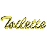 PIKTOGRAM TOILETTE FELIRAT CSILLOGÓ RÉZ MAESTRO 3002 OLV JELÖLŐSZÁMOK-BETŰK, PIKTOGRAM