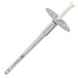 FISCHER 507425 TERMOZ CN 8 SZIGETELÉSTARTÓ D8*250 MŰAG. MŰANYAG ÉKKEL ÜTÉSÁLLÓ  SZIGETELŐANYAG RÖGZÍTÉS