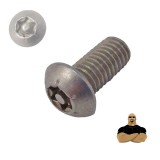BIZTONSÁGI CSAVAR FGF M08*50 ISO 7380-1 A2 INOX TORX-CSAPOS IMPORT SPECIÁLIS KÖTŐELEMEK