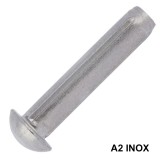 SZEGECS TÖMÖR FGF D03*08 DIN 1476 HASÍTOTT A2 INOX IMPORT SZEGECSEK