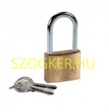 HOSSZÚKENGYELES LAKAT 7-50mm SÁRGARÉZ 2KULCS D8mm KENGYEL MHA 7-50 LAKAT-LAKATPÁNT-LÁNC