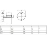 SERLEGCSAVAR M8*35 DIN 15237 HG. A.+ALÁTÉT NÉLKÜL IMPORT SPECIÁLIS KÖTŐELEMEK