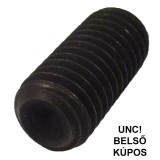 HERNYÓCSAVAR BK 1/2c*15mm DIN 916-45H UNC1/2 NAT. B.KÚP IMPORT COLOS CSAVAROK