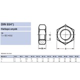 ANYA HATLAPÚ M10 DIN 934-10 NAT. IMPORT ANYACSAVAR
