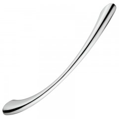 BÚTORFOGANTYÚ ÍVES 96mm D10 CSILLOGÓ KRÓM 112*30mm IMPORT BÚTORVERET