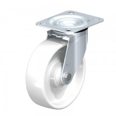 KERÉK POLIAMID BEÁLLÓ VILLÁS D200 GOLYÓSCSAPÁGYAS TB:300KG BLICKLE LE-PO 200K 