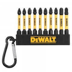 DEWALT DT7276-QZ BEHAJTÓHEGY KÉSZLET 10DB-OS PZ1x2,PZ2x6,PZ3x2 / 57mm  